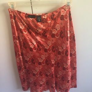 New York & Company Floral Skirt